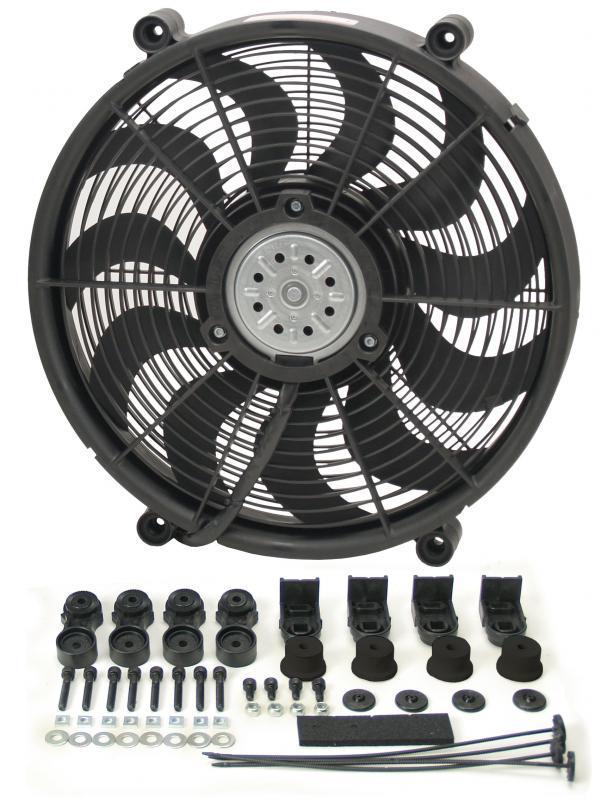 Derale 16217 17" high output single rad fan kit