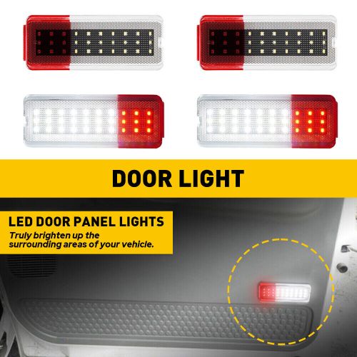 Interior Door Panel Courtesy LED Lights For Ford F-250 F-350 F-450 F-550 1999-07, US $43.99, image 9