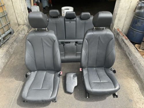 12-18 BMW 320i 328i F30 FRONT REAR SEATS HEATED SET BLACK OEM ✅, US $600.00, image 9