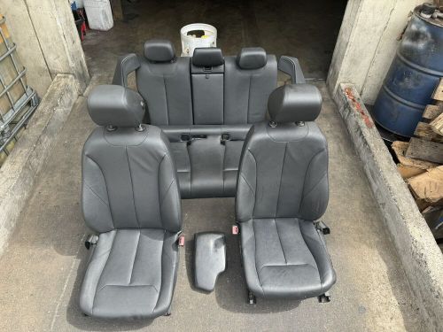 12-18 BMW 320i 328i F30 FRONT REAR SEATS HEATED SET BLACK OEM ✅, US $600.00, image 10