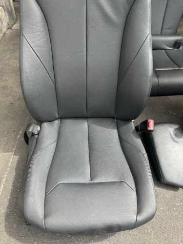 12-18 BMW 320i 328i F30 FRONT REAR SEATS HEATED SET BLACK OEM ✅, US $600.00, image 12