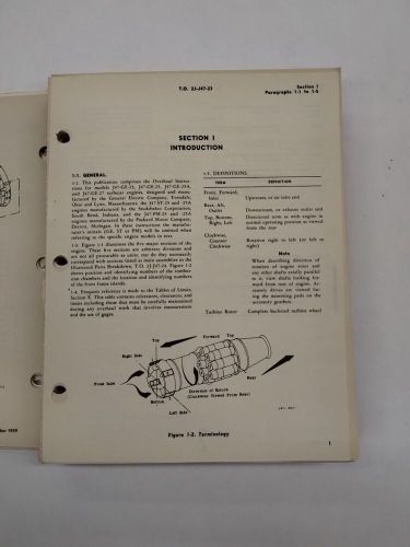 General Electric J47-ST-25/25A/J47-23/25/25A/27 Turbojet Engine Overhaul Inst., US $74.95, image 3