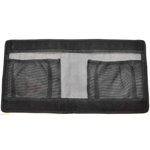 Excel Boat Seat Storage Pouch | 28 x 14 Inch Black Mesh Fabric, US $43.47, image 2