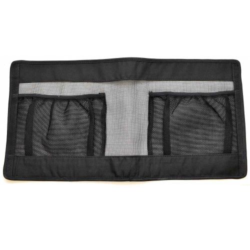 Excel Boat Seat Storage Pouch | 28 x 14 Inch Black Mesh Fabric, US $43.47, image 4