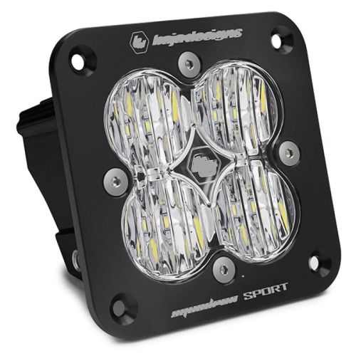 Bαjα desigиs squadron sport black wide cornering pattern flush mount led light