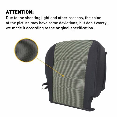 For 2009 Dodge 1500 2012 Ram 3500 2500 Driver Bottom Seat Cover Replacement Hot, US $30.99, image 11