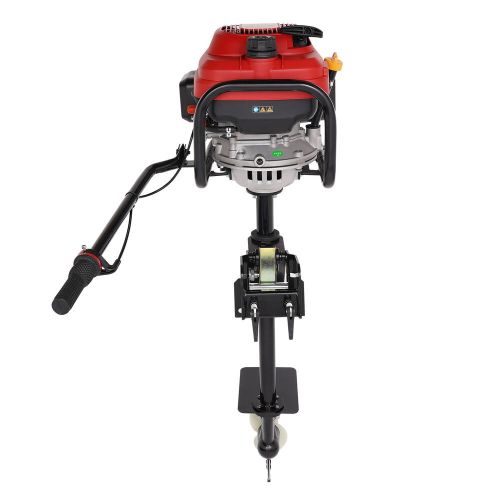 3.2 KW 4 Stroke Heavy Duty Outboard Motor Boat Outboard Engine Air Cooling 200cc, US $426.06, image 15