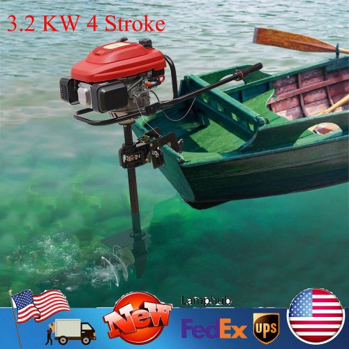 3.2 KW 4 Stroke Heavy Duty Outboard Motor Boat Outboard Engine Air Cooling 200cc, US $426.06, image 23
