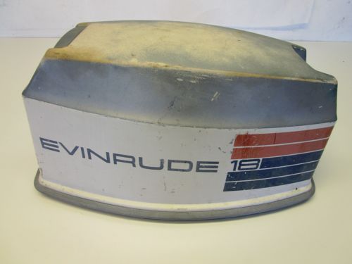 0279512 Evinrude Johnson 18 HP 2 Cyl Motor Cowl Engine Cover Top Cowling Hood, US $89.99, image 8