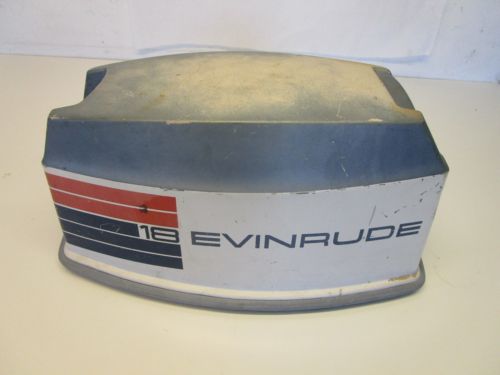 0279512 Evinrude Johnson 18 HP 2 Cyl Motor Cowl Engine Cover Top Cowling Hood, US $89.99, image 9