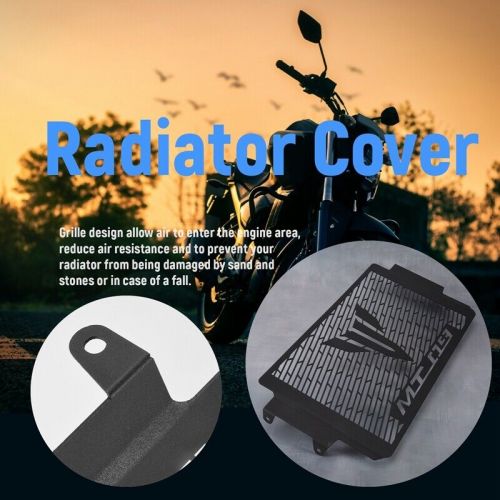 Radiator Guard Engine Radiator Grill Cover Protector For Mt09 2021 2022 Black Y3K6-, US $, image 3