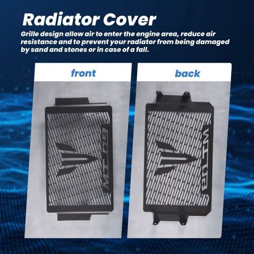 Radiator Guard Engine Radiator Grill Cover Protector For Mt09 2021 2022 Black Y3K6-, US $, image 6