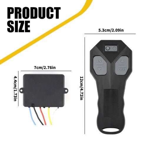 2SET DC12V Wireless Winch Remote Control Switch Handset For ATV SUV UTV Truck, US $35.39, image 4