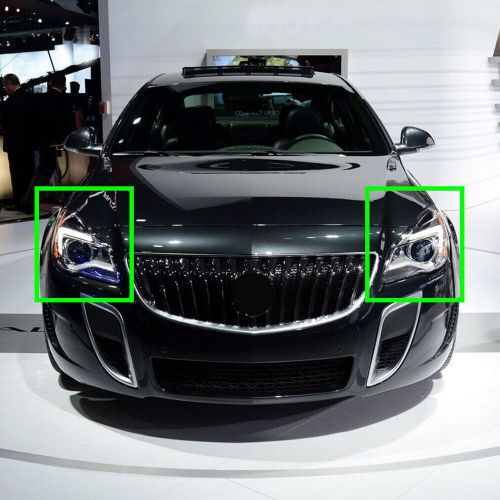 Headlight lens headlamp shell cover for buick regal 2014 2015 2016 pair