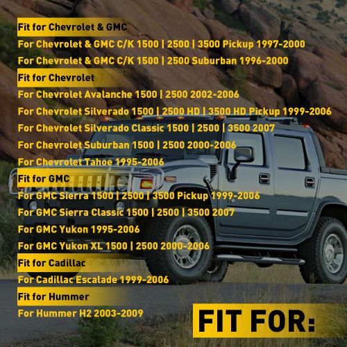 Interior Door Light Panel Courtesy Blue For Chevrolet 97-07 Cadillac Hummer EAH, US $15.99, image 2