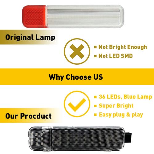 Interior Door Light Panel Courtesy Blue For Chevrolet 97-07 Cadillac Hummer EAH, US $15.99, image 7