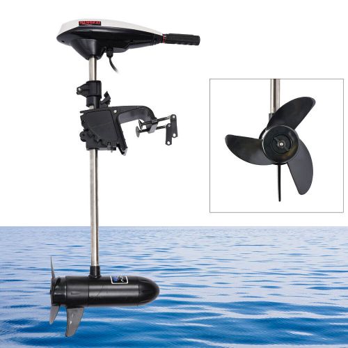 12V 45 lbs Heavy Duty Electric Outboard Trolling Brush Motor Fishing Boat Engine, US $114.91, image 8