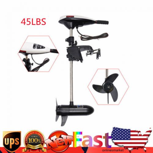 12V 45 lbs Heavy Duty Electric Outboard Trolling Brush Motor Fishing Boat Engine, US $114.91, image 12