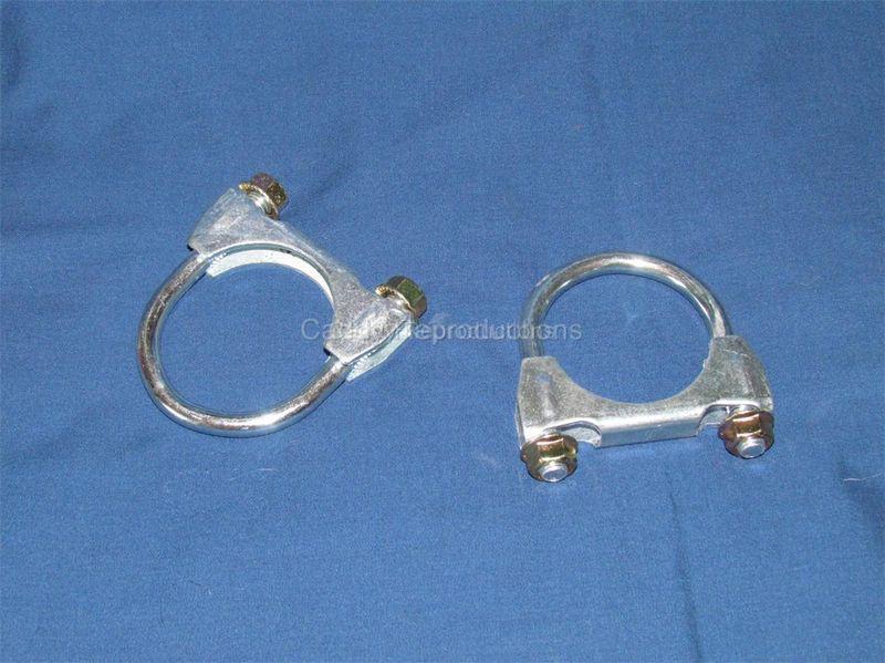 1940 - 1966 cadillac exhaust clamp 2" pair 40 - 66