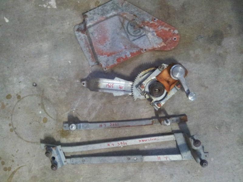 1965 buick skylark convertible rear left side quarter glass assembly and parts