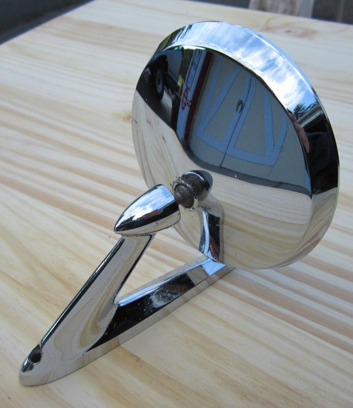 1960's era chrome side mirror #2 hot rod rat rod triumph ford gm mg dodge chevy