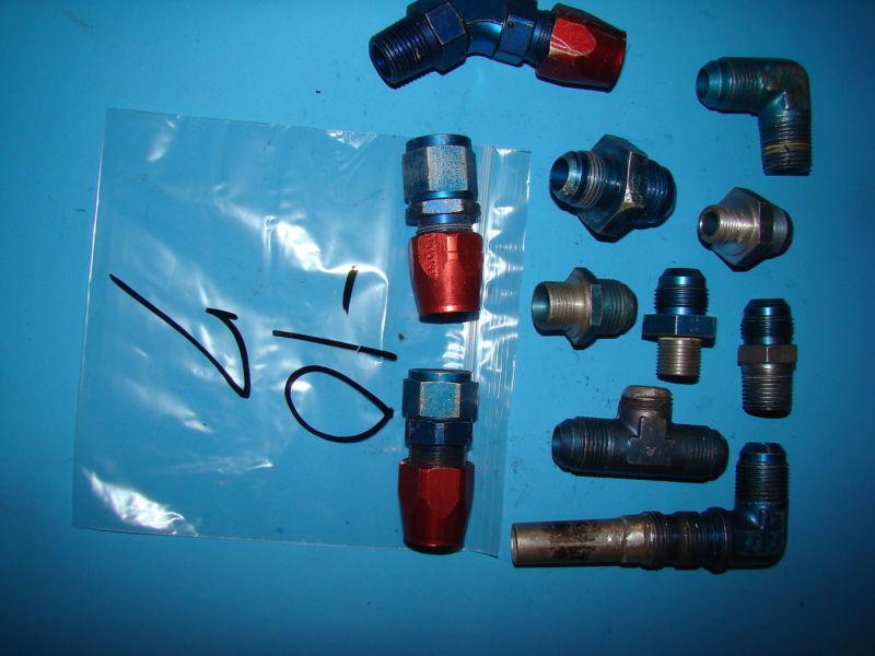 An-10 aeroquip style lw fittings lot-7