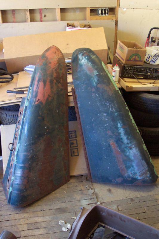 41 42 46 chevrolet pickup truck hood halves w/ sides hinge 1941 1946 1942 gmc