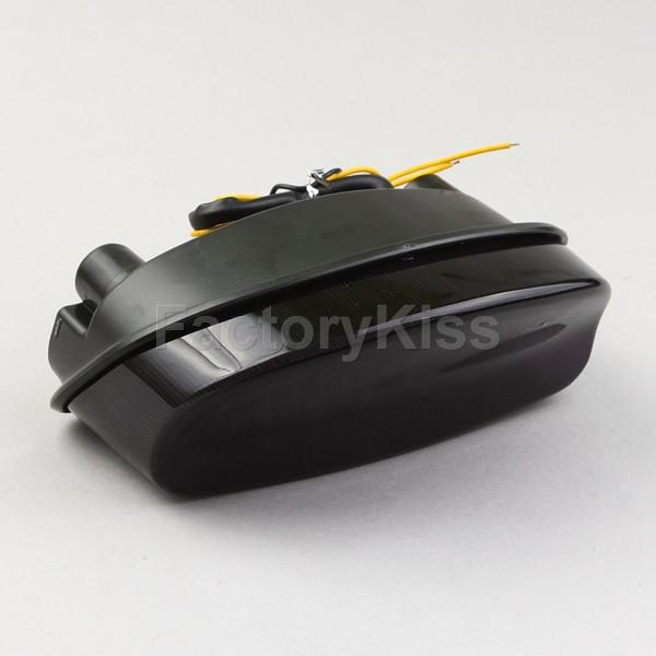 Smf led tail+turn light for honda hornet 600 900 cbr 1100 smoke