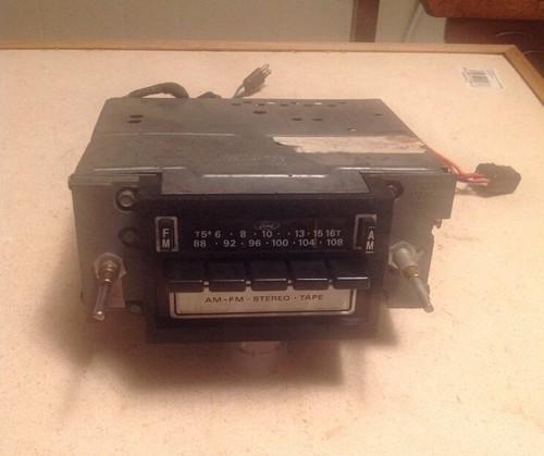 Vintage oem ford motor company am/fm 8-track  car stereo player tested/works