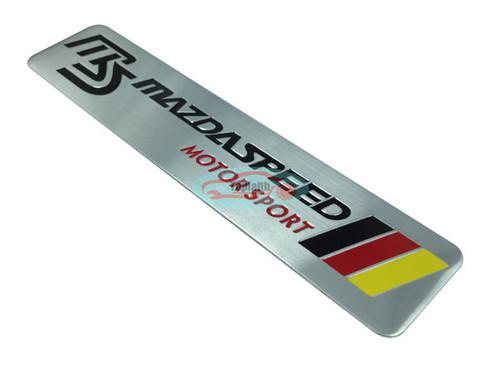 Metal Rear Side MOTOR SPORT Emblem badge Sticker For MS Mazda Speed MazdaSpeed , US $7.90, image 3