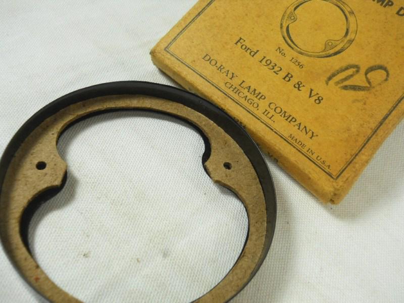 Vintage nos 1932 FORD B & V8 ~ STOP & TAIL LIGHT COVER ~ DO-RAY LAMP CO, US $35.00, image 2