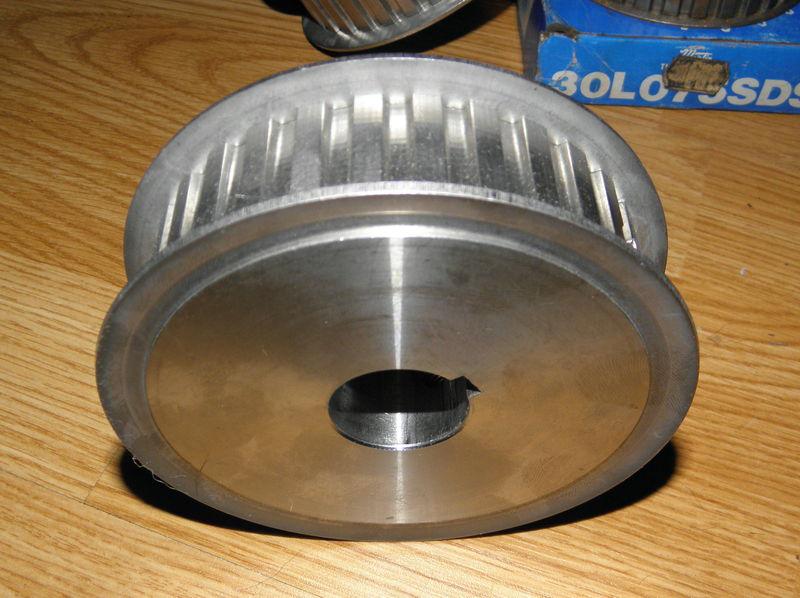 Buy 1 new 32 tooth cog belt pulley 1" bore, 1" width, Stainless Steel