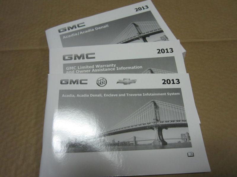 2013 gmc acadia / acadia denali owners manual - j0308