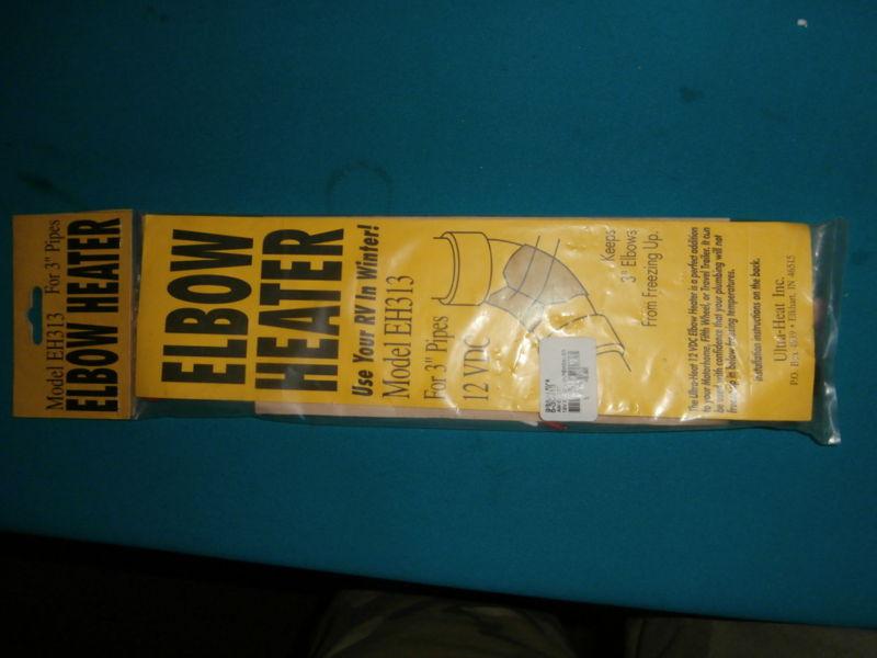 *new ultra heat inc elbow heater part #eh313 fit 3" pipe elbow 12 volt dc