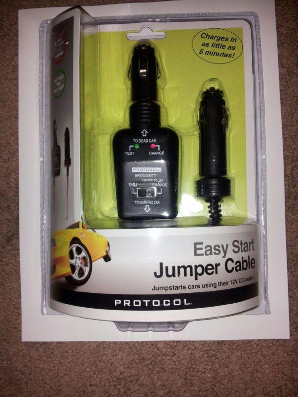 Easy-start car emergency jump starter - no bulky cables
