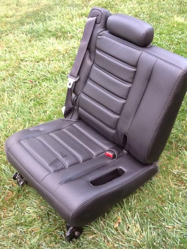02-07 HUMMER H2 THIRD 3RD ROW SEAT BLACK LEATHER EBONY, NICE!!, US $495.00, image 2