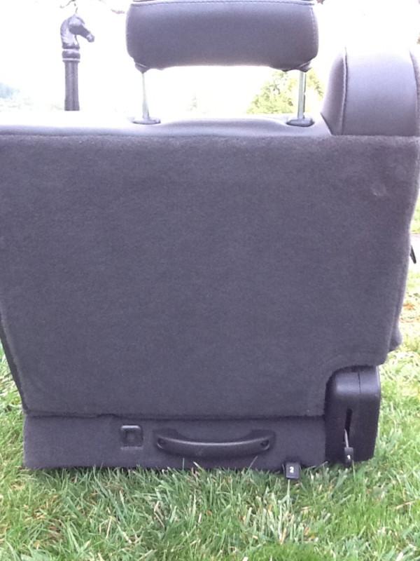 02-07 HUMMER H2 THIRD 3RD ROW SEAT BLACK LEATHER EBONY, NICE!!, US $495.00, image 3