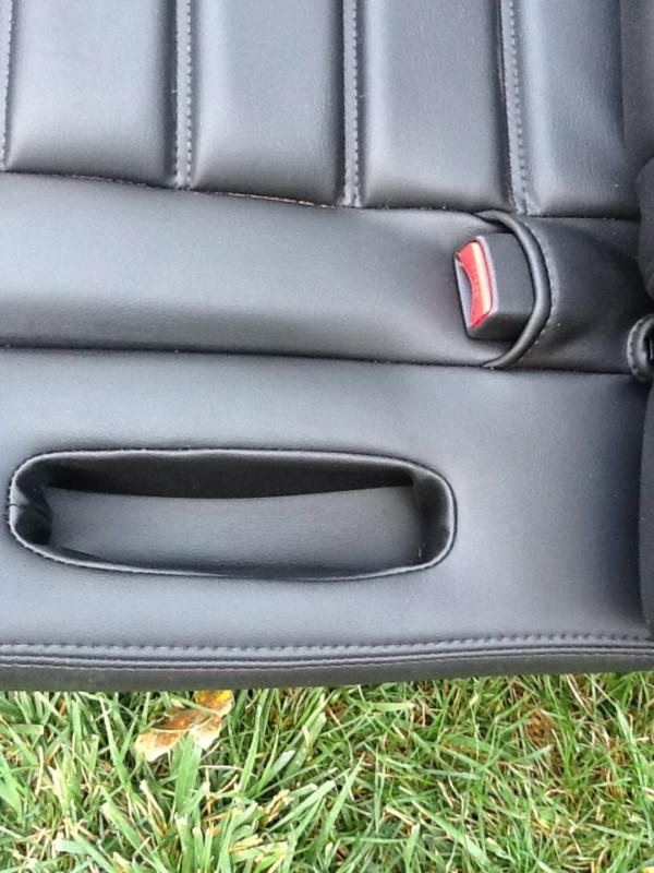 02-07 HUMMER H2 THIRD 3RD ROW SEAT BLACK LEATHER EBONY, NICE!!, US $495.00, image 8