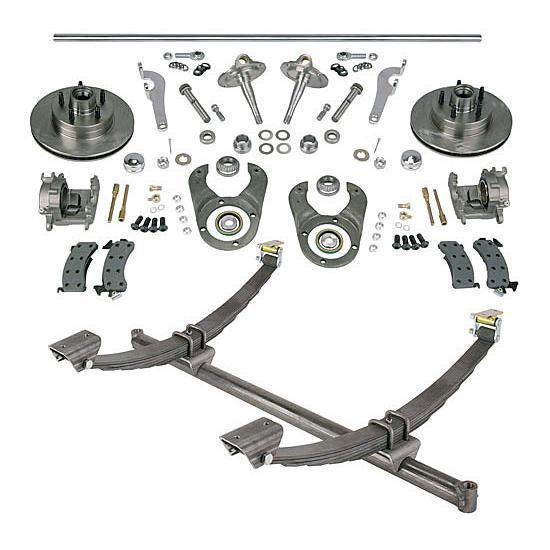 New 1944 gasser chevy axle/spindle/brake kit wilwood, forged dynalite calipers
