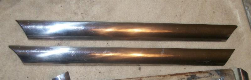 1959 rambler wagon rear window chrome trim molding 1957 1958 1960