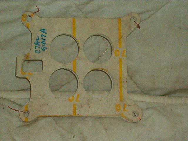 Lot of 5 new ford c7a2-9447a carburetor mounting gaskets