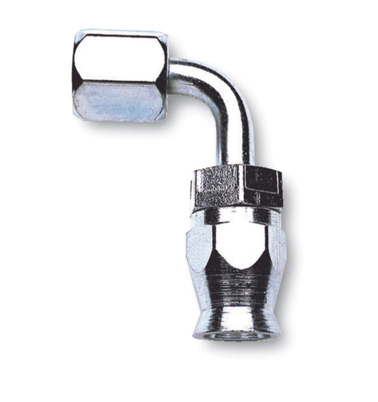 Russell 620441 brake hose end; 90 deg. tube