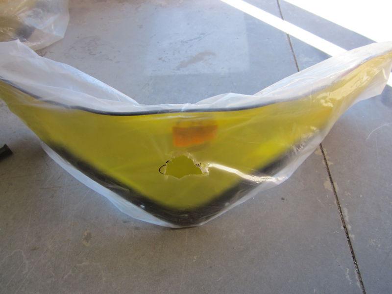 Arctic cat yellow aftermarket firecat windshield new