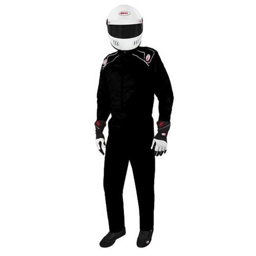 New bell pro drive ii 3.2a/1 single layer sfi 1-piece racing suit, black medium