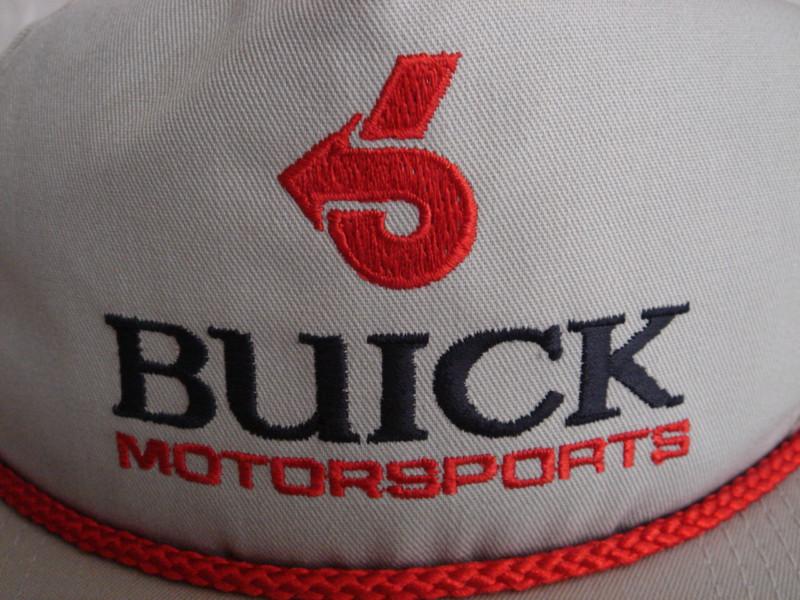 Buick motorsports hat with grand national logo