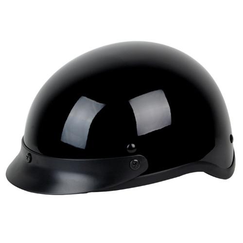 S M L XL PGR B08 GLOSS BLACK Motorcycle Half DOT Helmet Touring Cruiser Chopper, US $9.99, image 2
