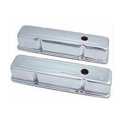 Spectre performance chrome valve covers 5210 chevy sbc 283 305 350 400