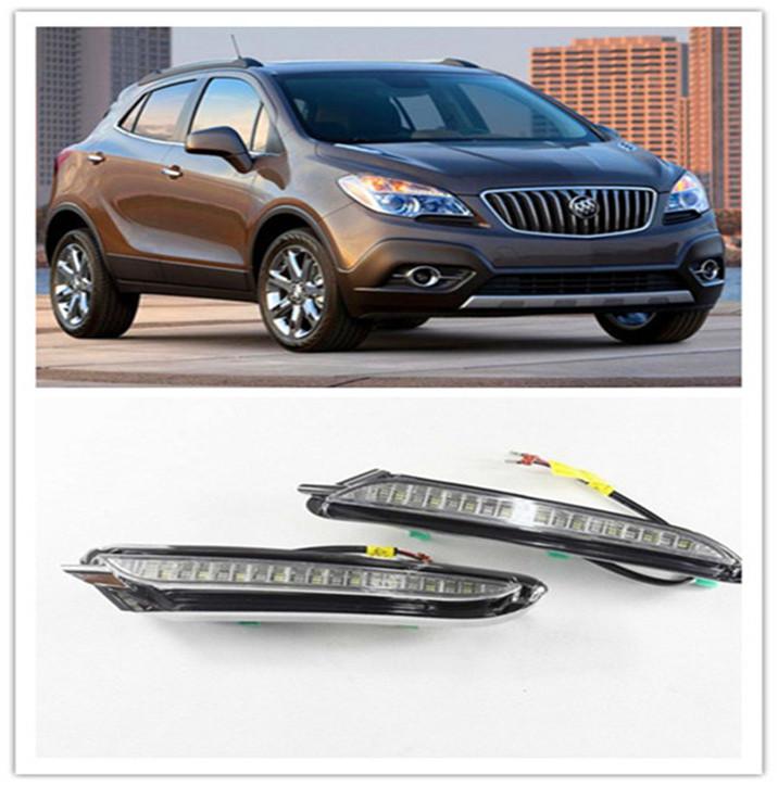 Led replace daytime running lights turn signal drl fit for buick encore 2013