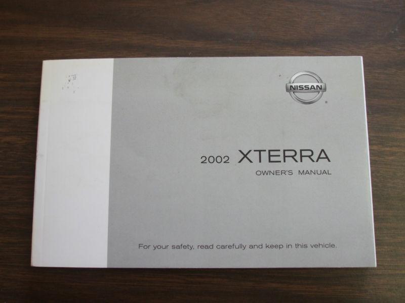 02 2002 nissan xterra oem owners manual and much more 
