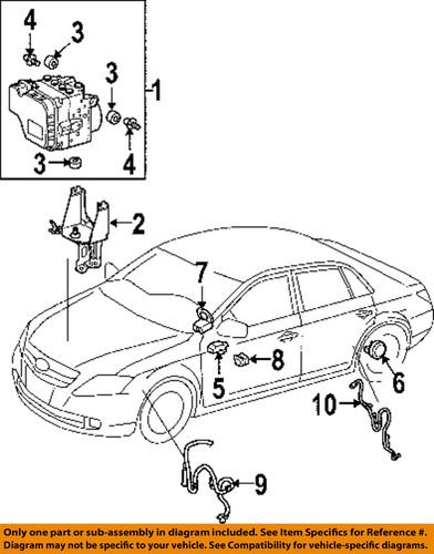 Toyota oem 4405007020 abs modulator valve/abs modulator